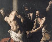 unknow artist flagellation du christ a la colonne painting